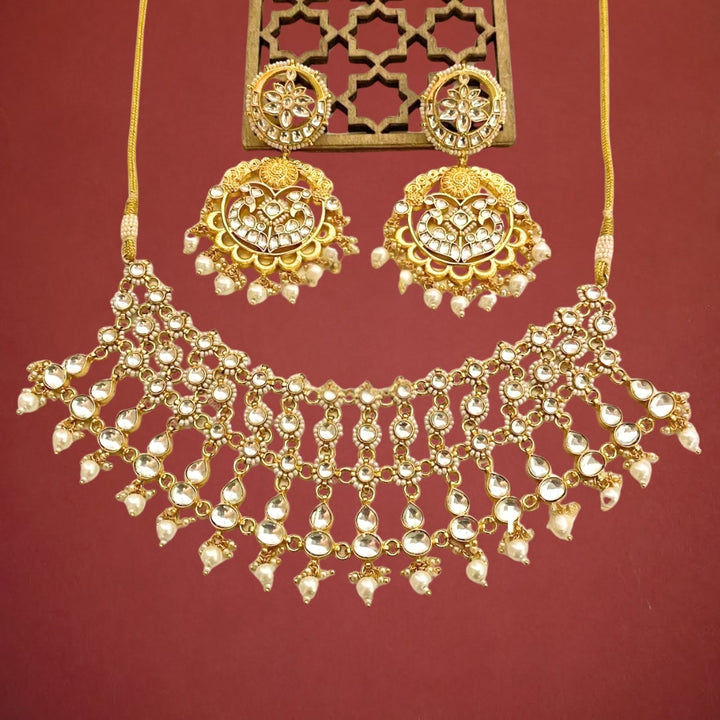 Kundan Jaal Necklace