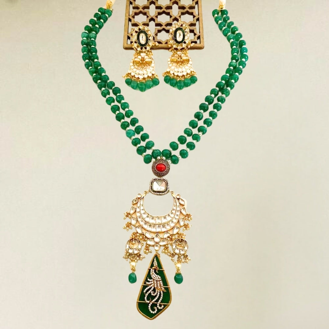 Panna morni necklace