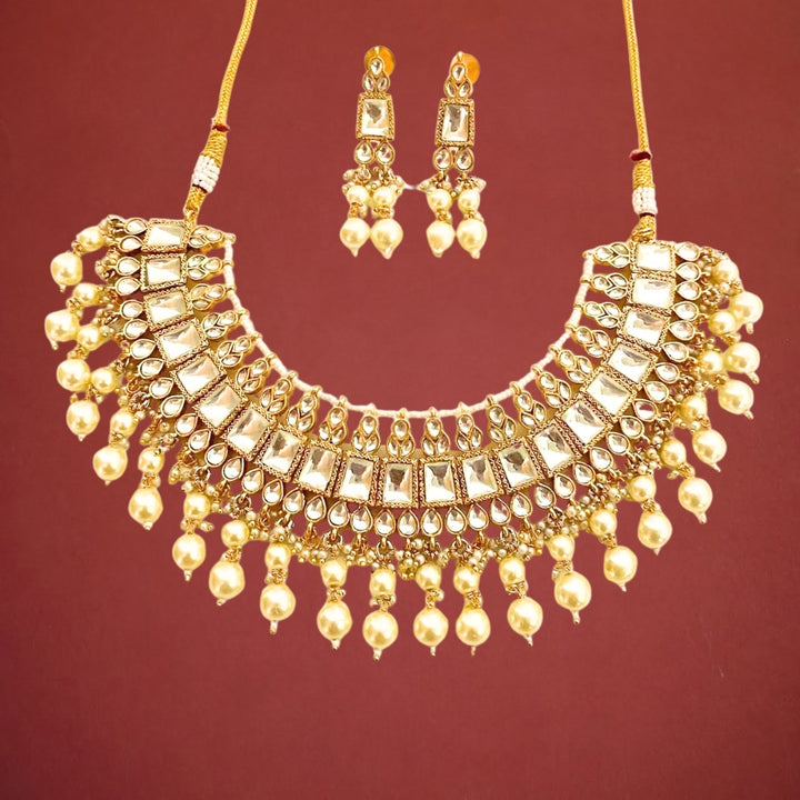 Kundan raag choker necklace