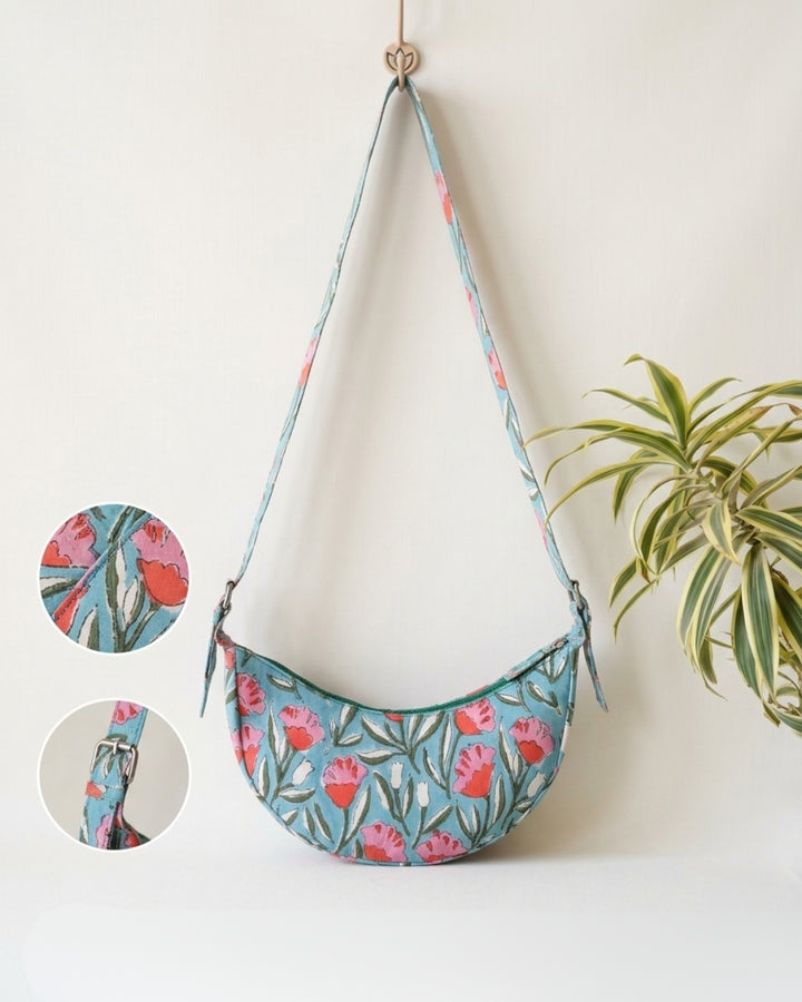 Neel Gulnaar Crescent Bag