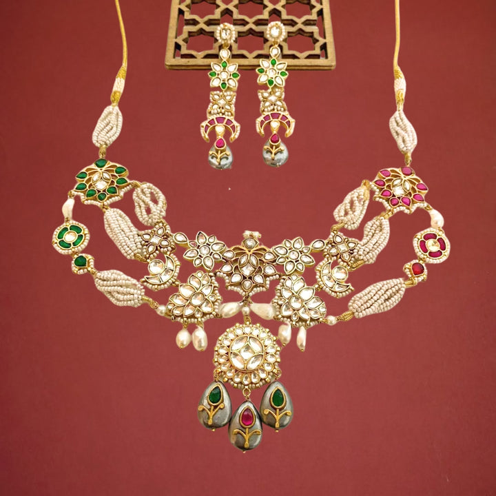 “Rajvanshi Mohar Haar”  The Royal Emblem Necklace)