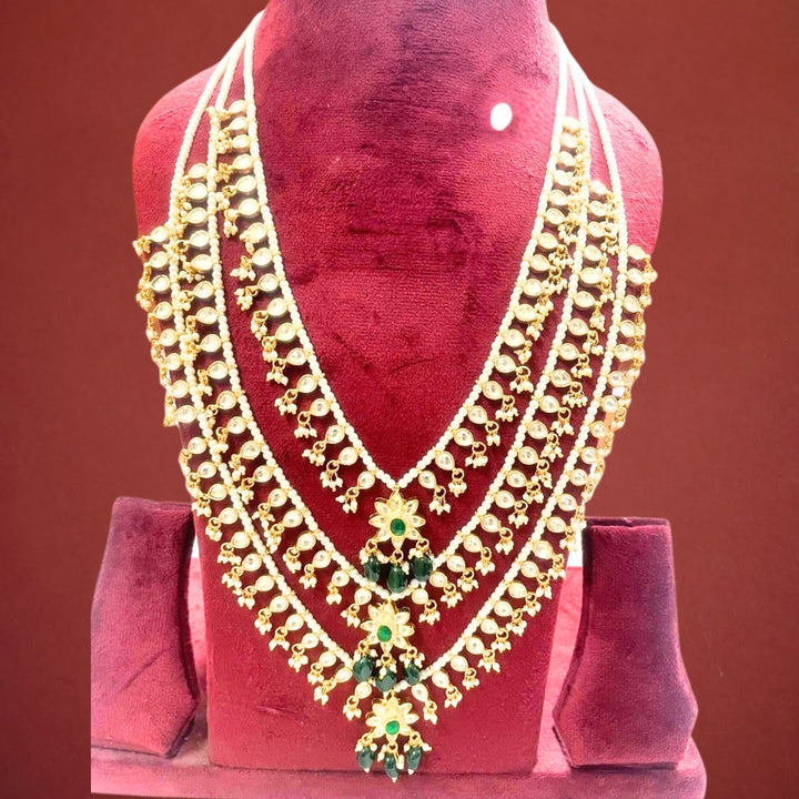 Kundan trilokini Necklace