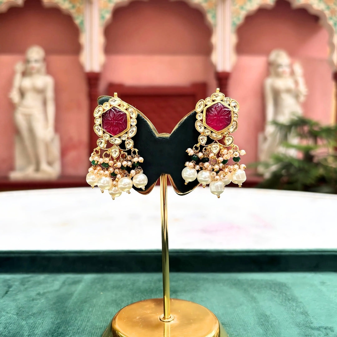 Pankhuri Jadau Set – A Symphony of Heritage