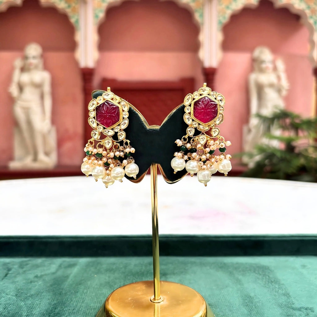 Pankhuri Jadau Set – A Symphony of Heritage