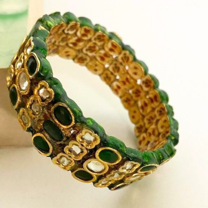 Hariyali Kundan Bangles