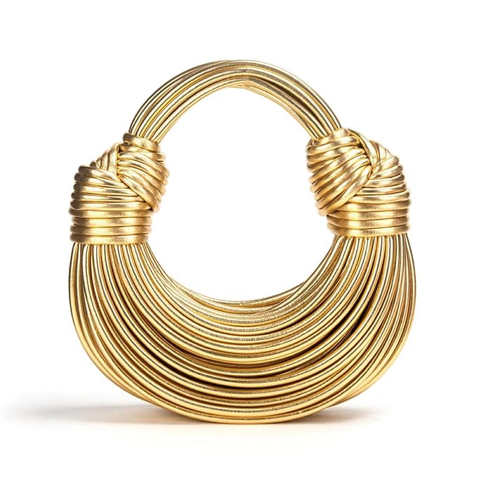 Aurora Gold Sculptural Bag