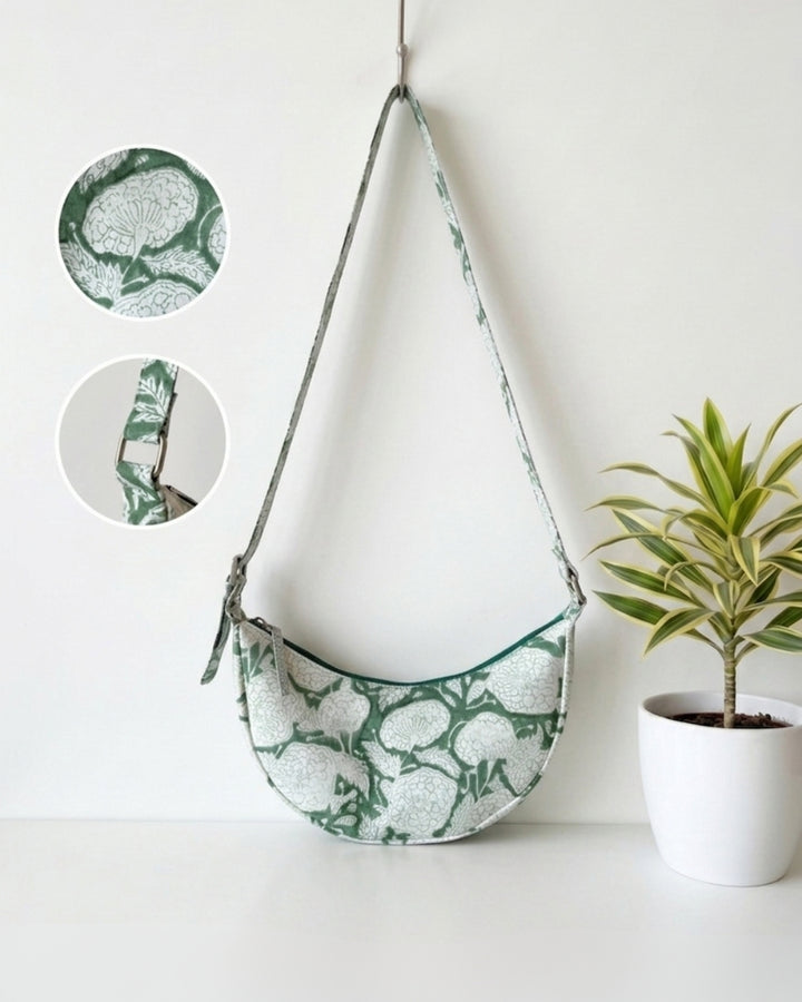 Hari Vasant Crescent Bag