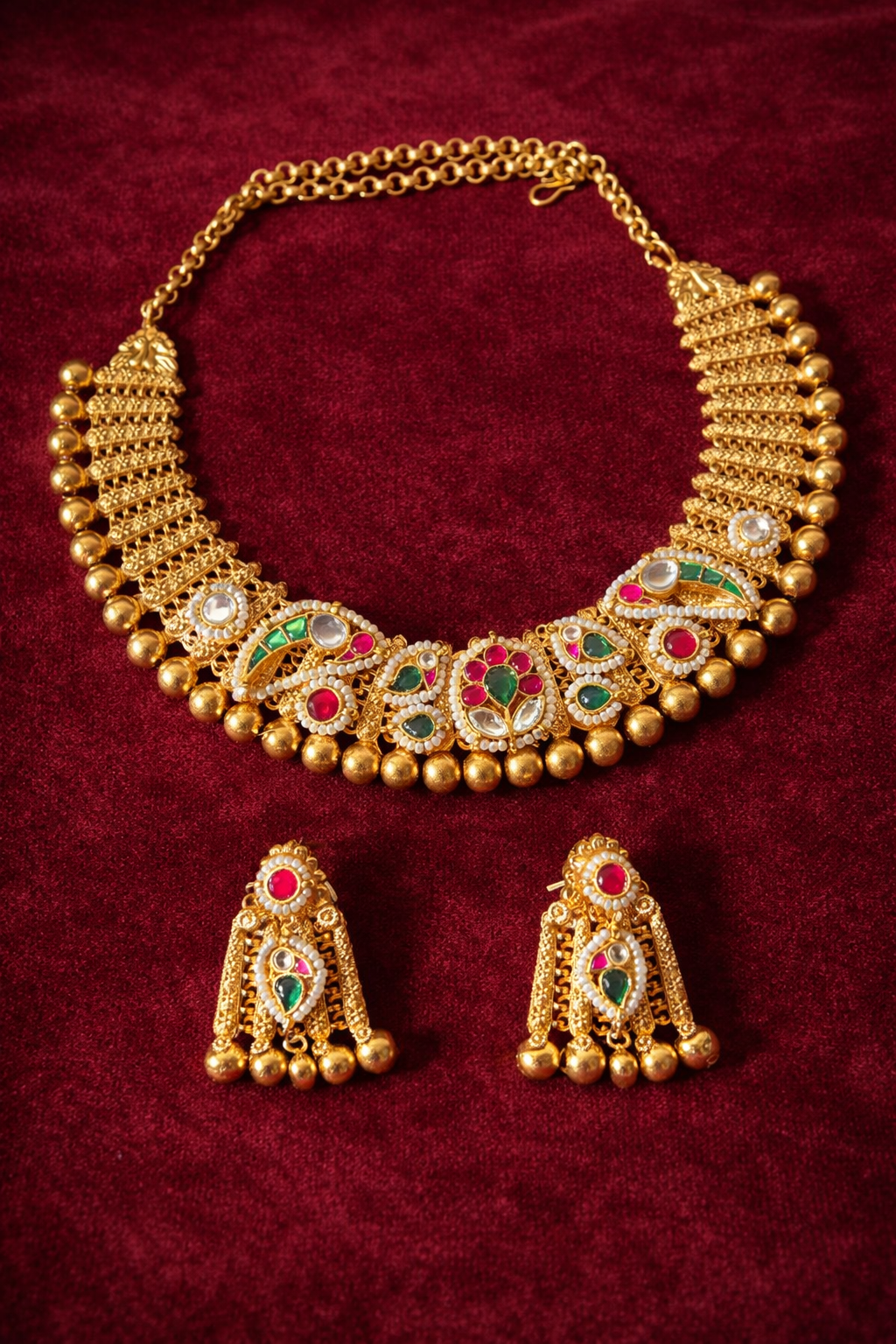 Maharani Gulnaar Necklace Set