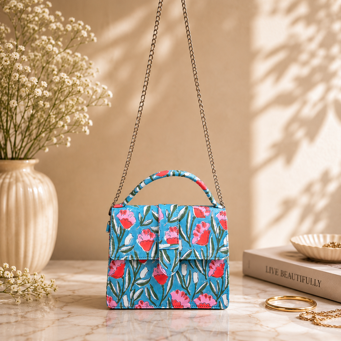 Gulnaar Sky Bloom Mini Bag