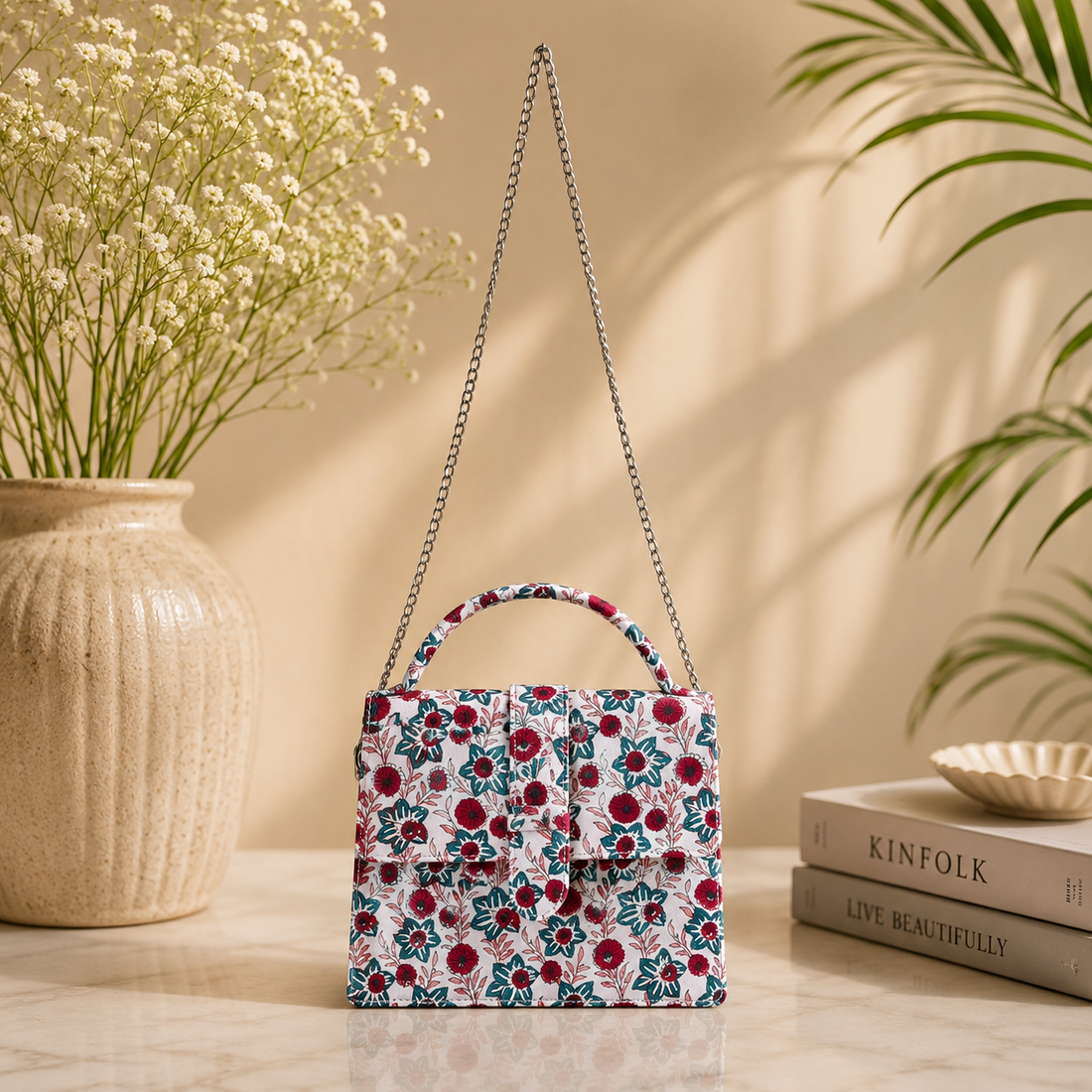 Phoolwari Charm Mini Bag