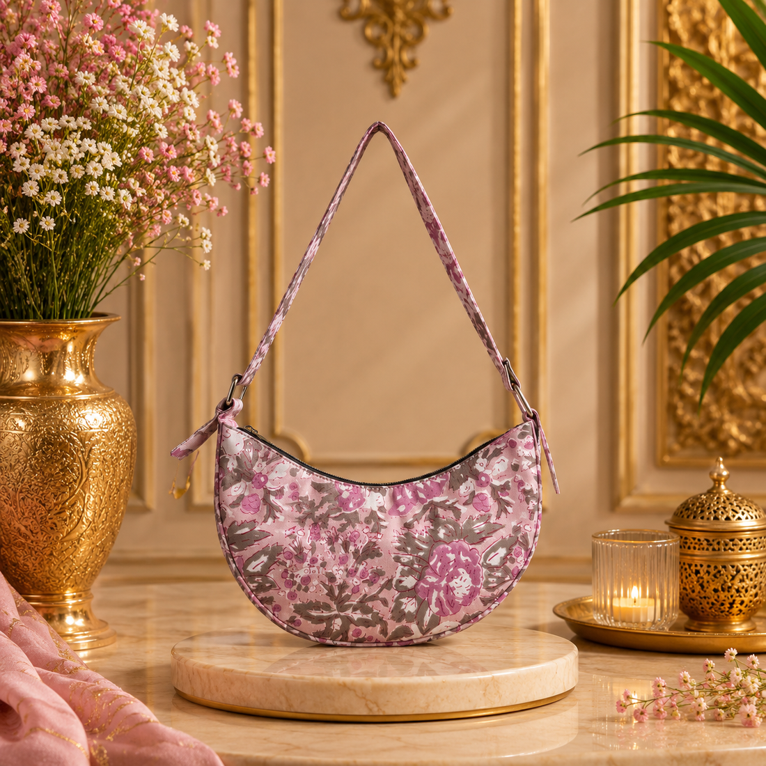 Gulbahaar Crescent Bag