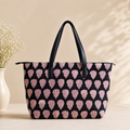 Noor-e-Navy Tote Bag