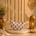Gulnaar Ivory Crescent Bag