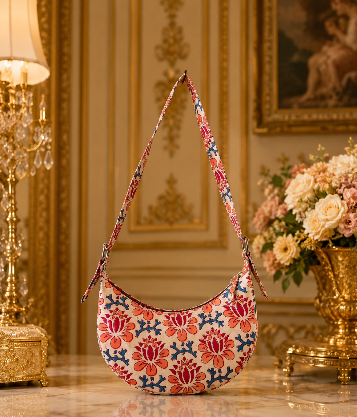 Gulbahaar Crescent Bag