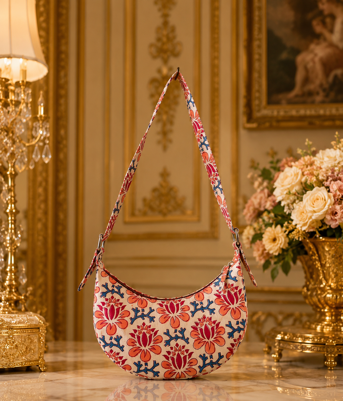 Gulbahaar Crescent Bag