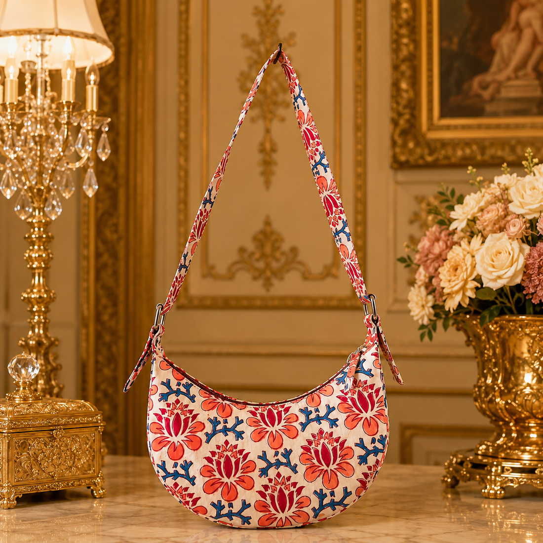 Gulbahaar Crescent Bag