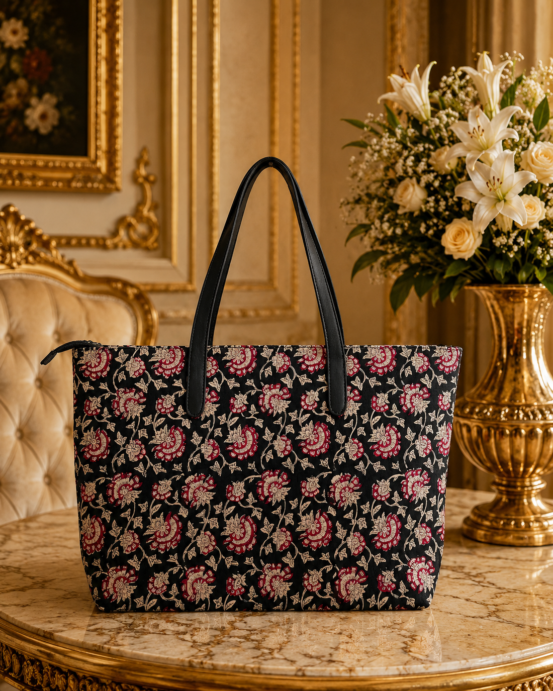 Rani Noir Heritage Tote
