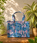 Gulnaar Azure Bloom Tote