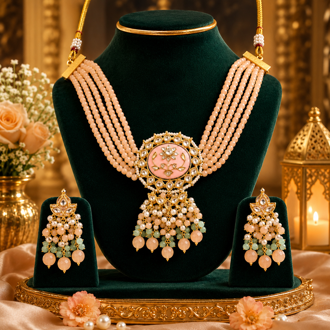 Rajsi Gulnaar Kundan Choker Set