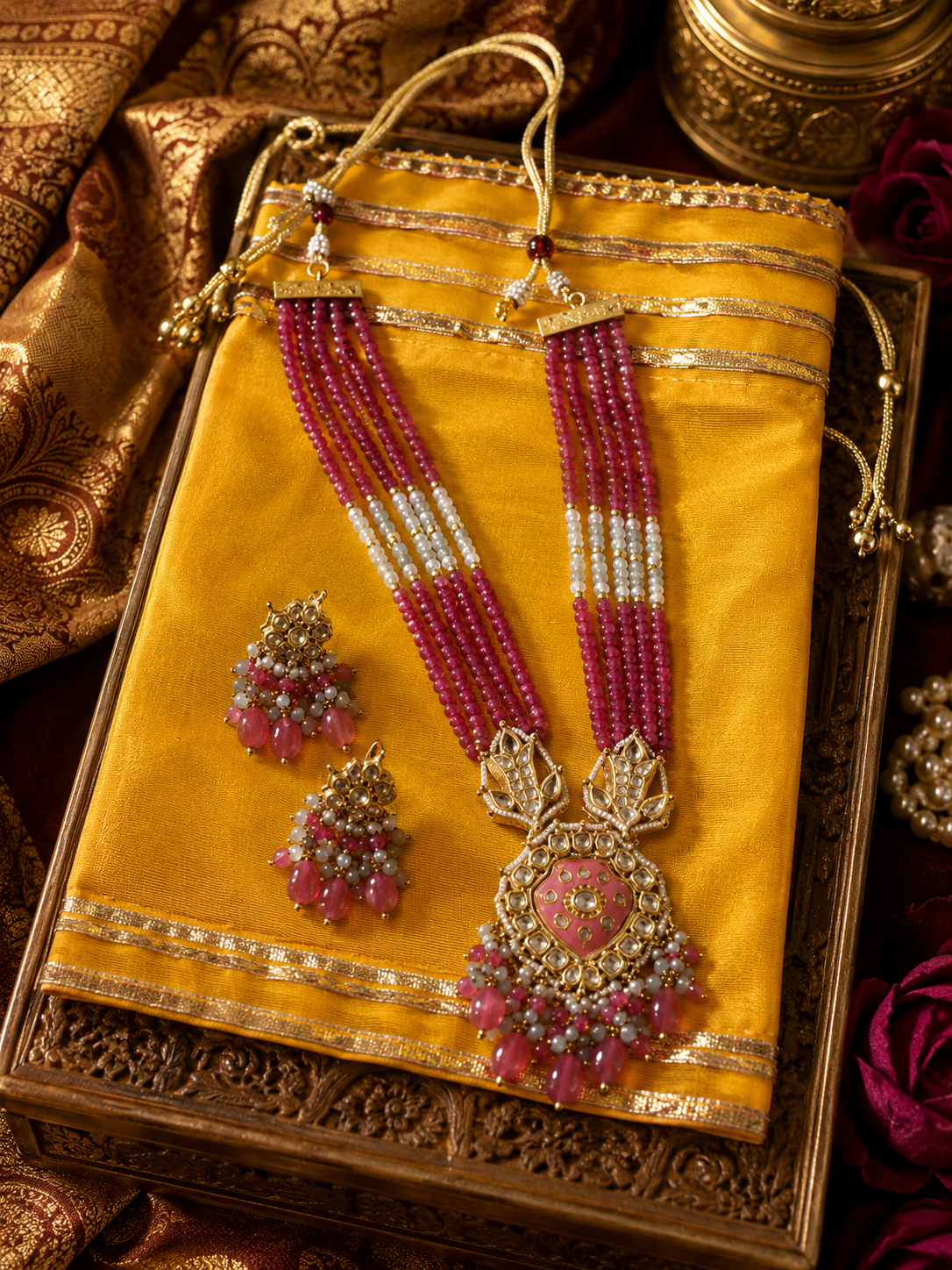 Gulnaar Royale Kundan Necklace Set