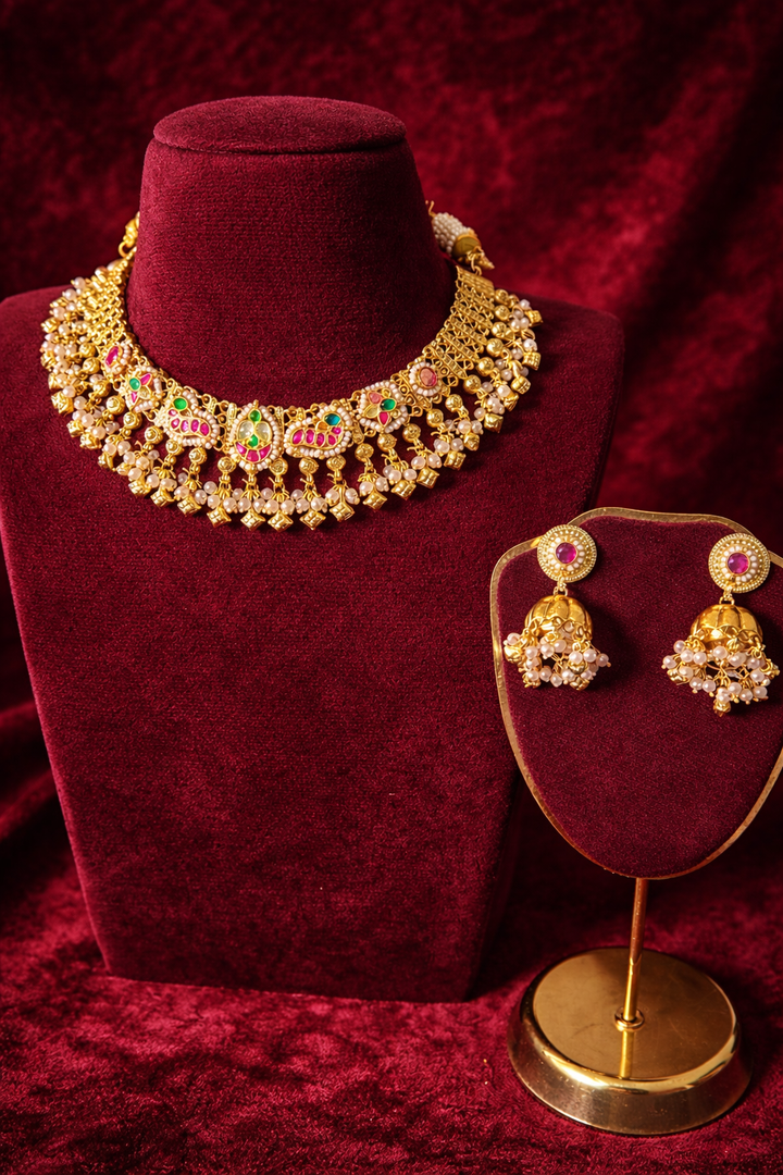 Rajsi Jharokha Viraasat Necklace Set