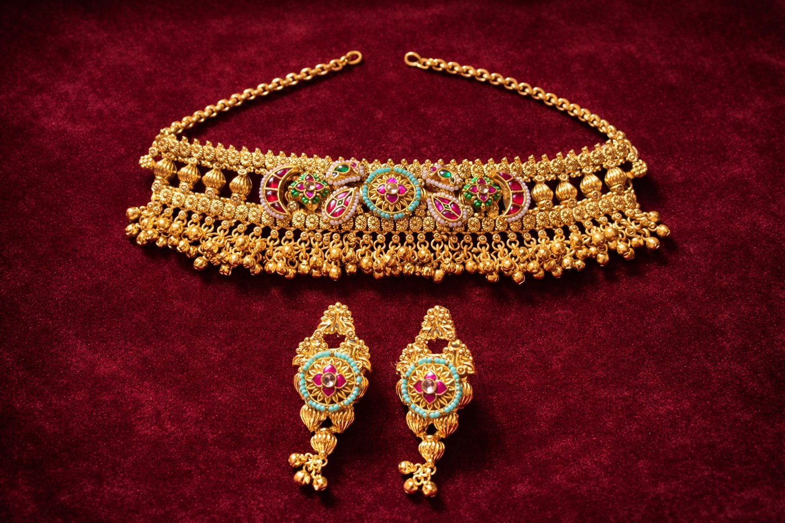 Rajsi Phool Rani Choker Set