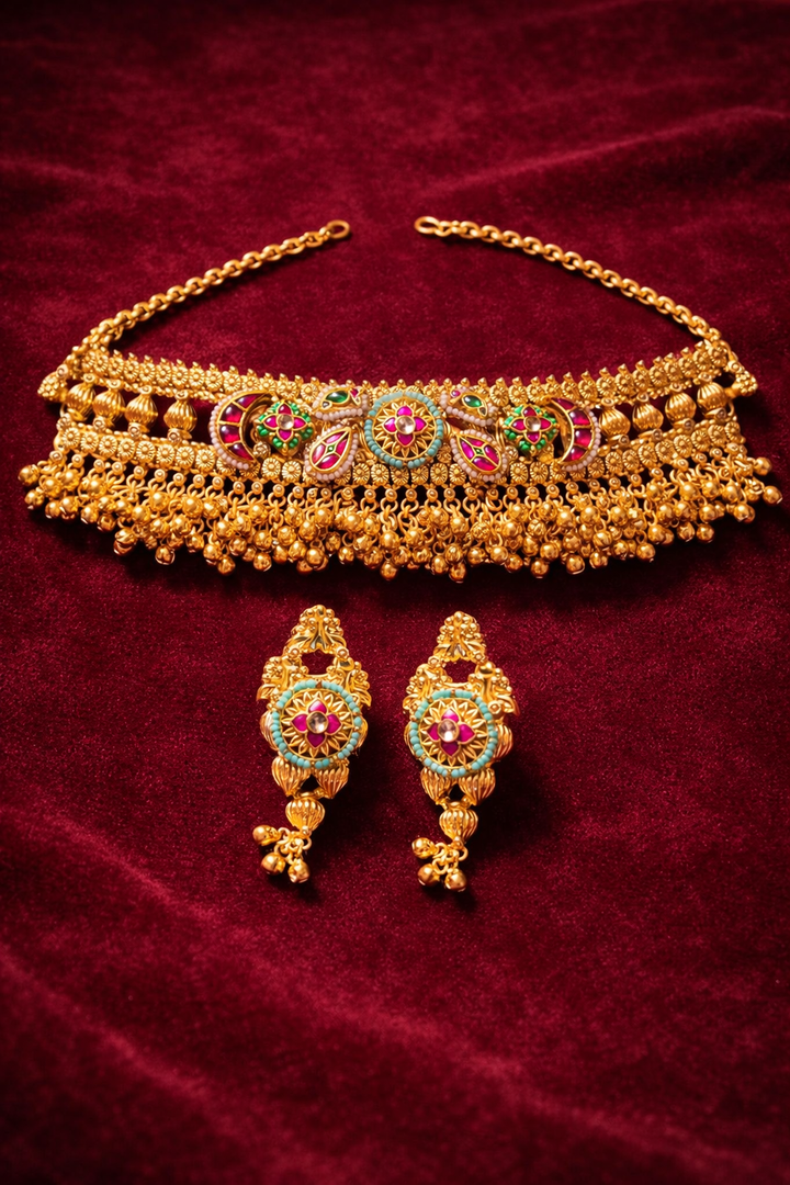 Rajsi Phool Rani Choker Set