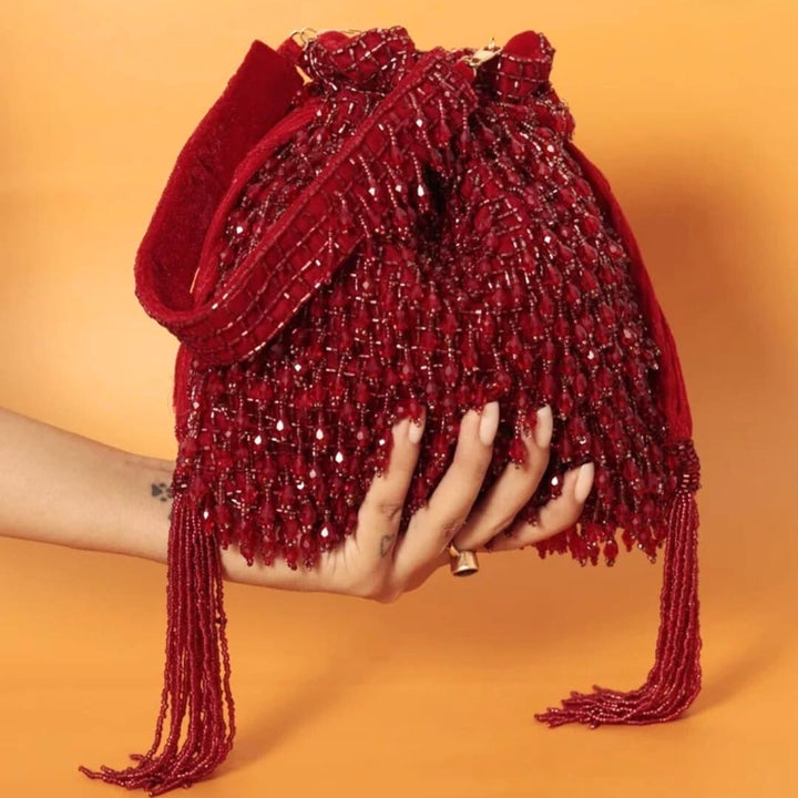 Bella Red Potli