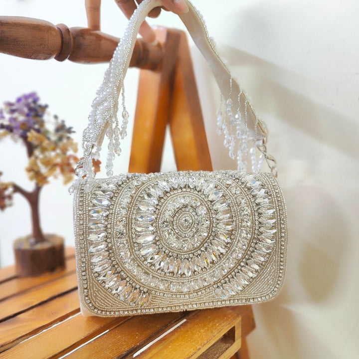 White Pearl festive Bag