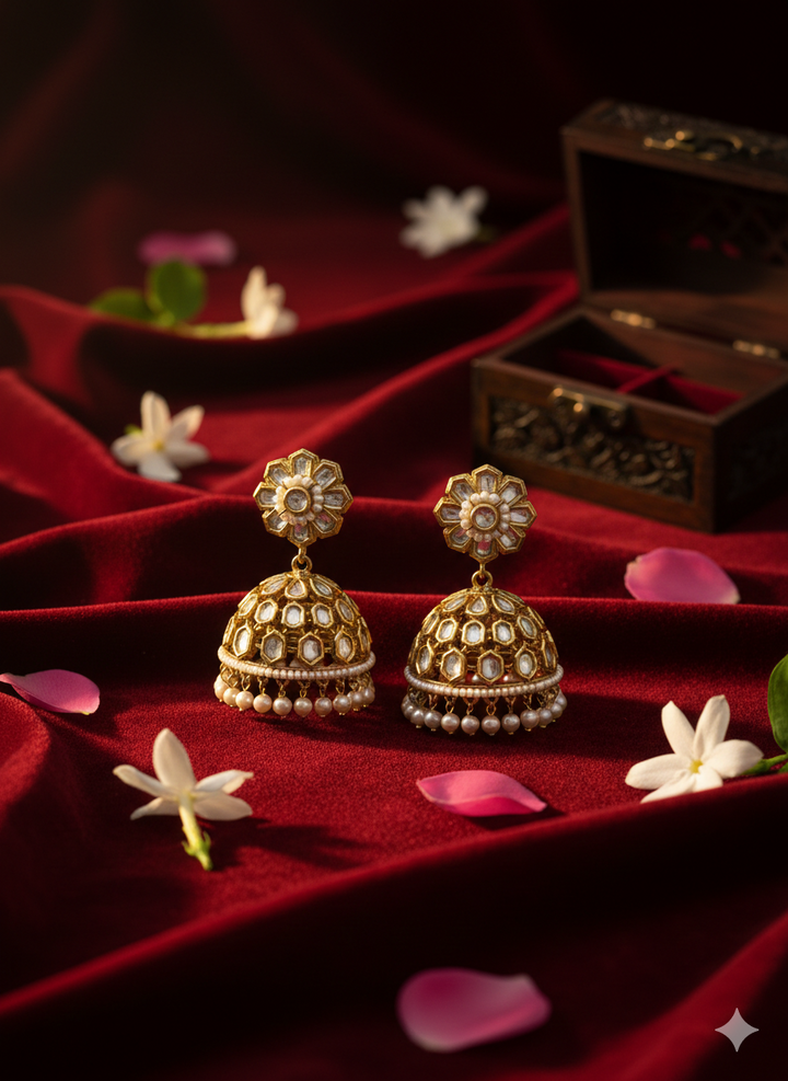 Moti Viraasat Raj Jhumkas