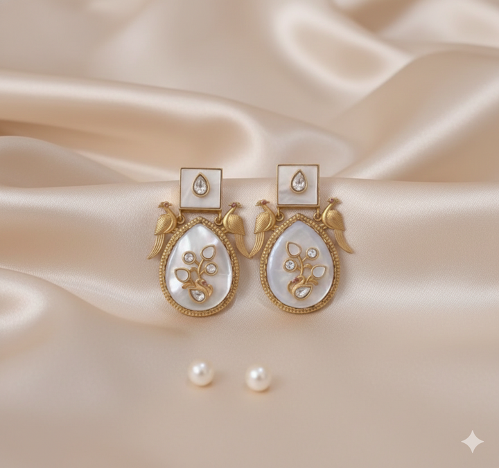 Ivory Noor Drop Earrings