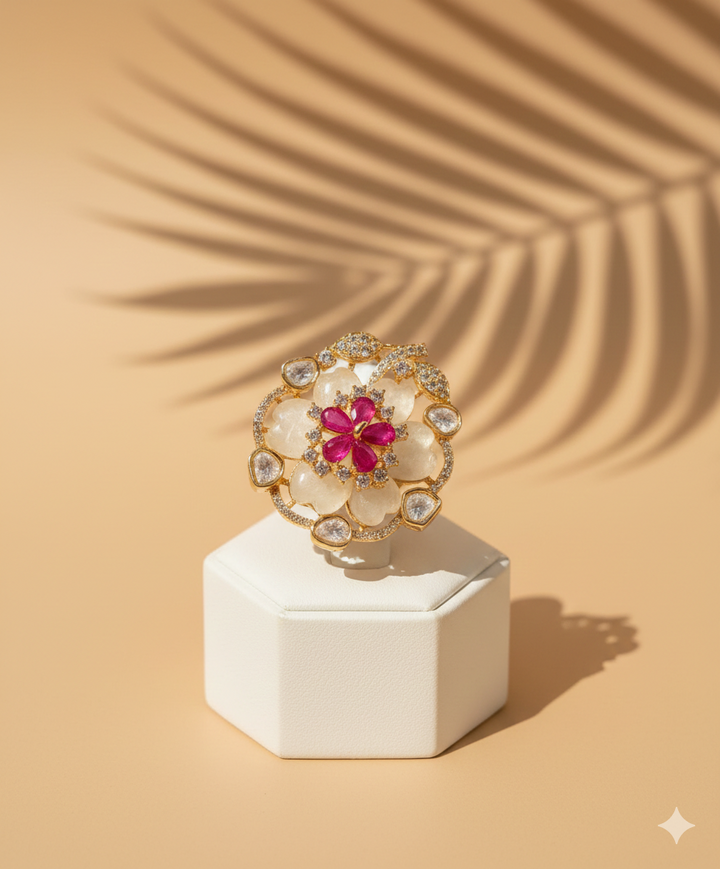 Gul Noor Blossom Ring