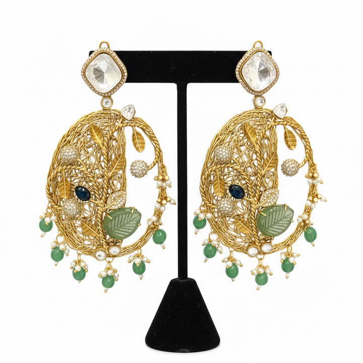 Vanraaj Filigree Statement Earrings