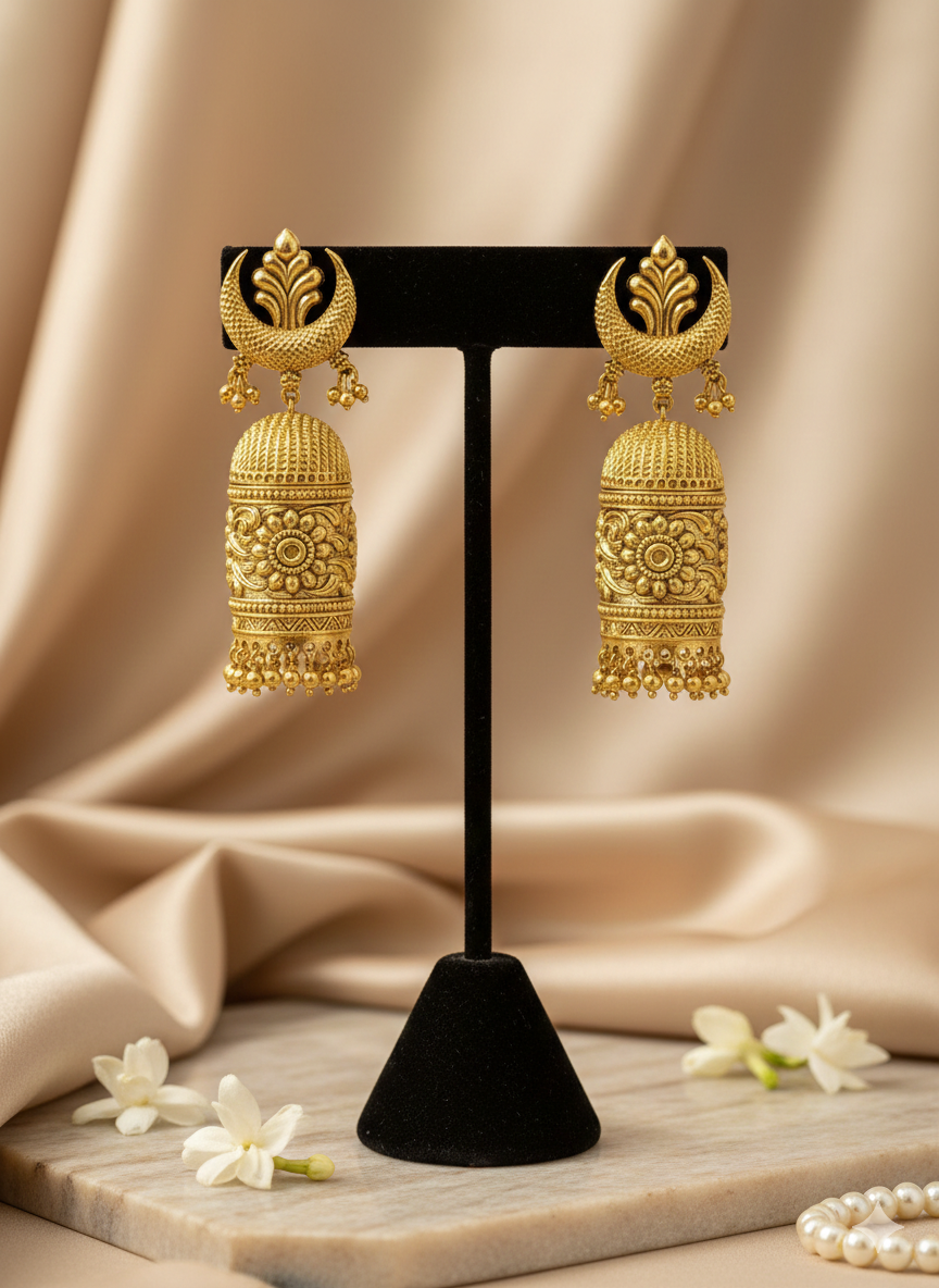 Devyani Rajgharana Jhumkas