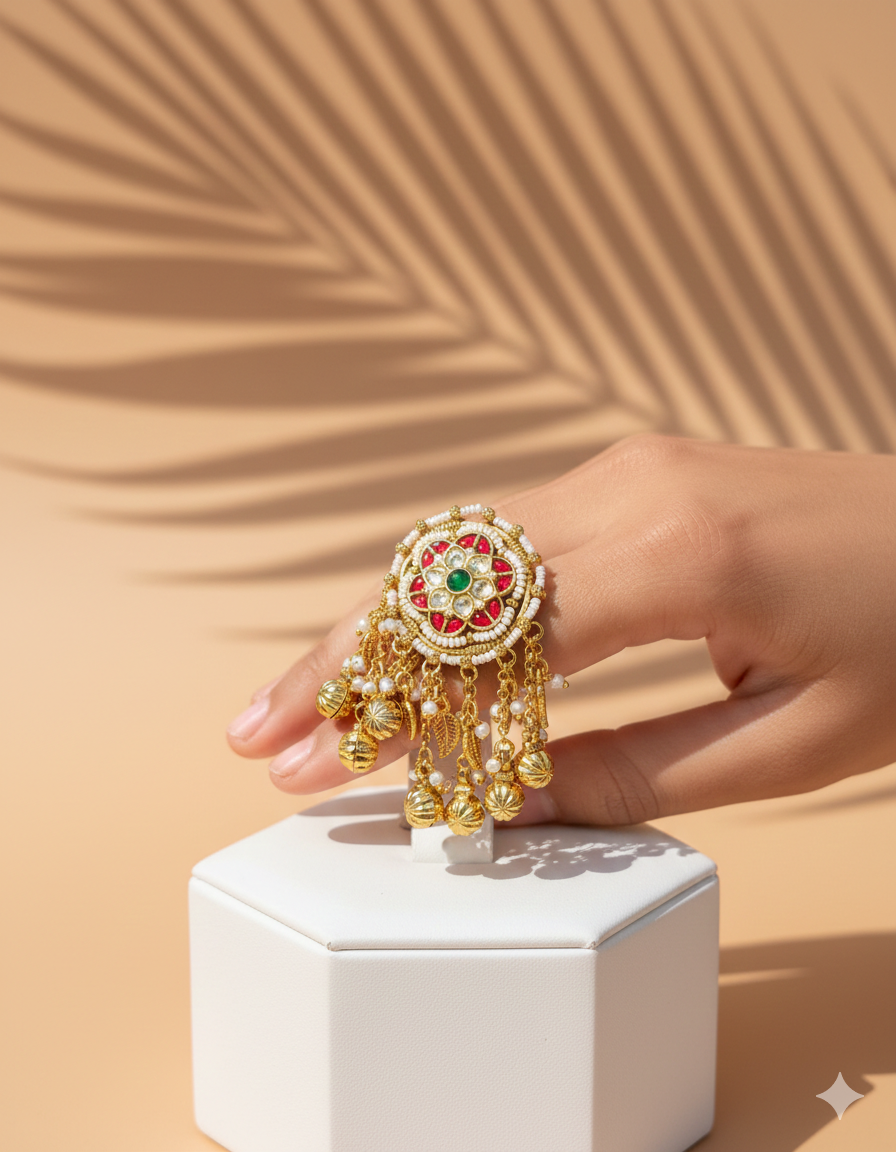 Ghungroo Bloom Ring