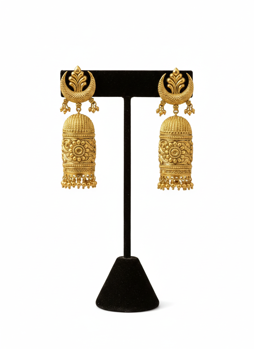 Devyani Rajgharana Jhumkas