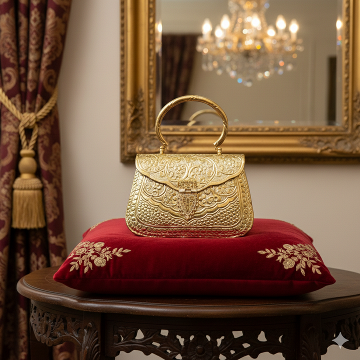 Kriti Sanon-Inspired Royal Gold Bag