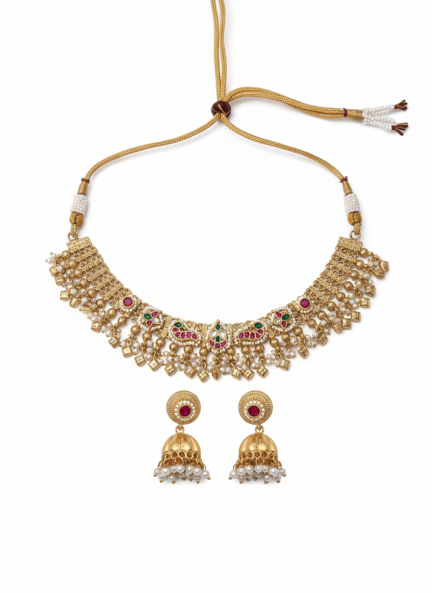 Rajsi Jharokha Viraasat Necklace Set