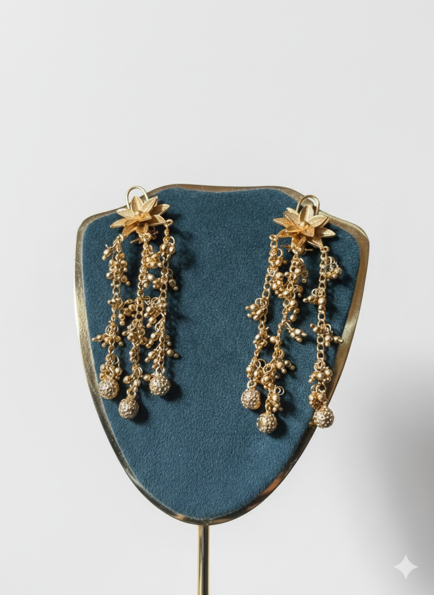 Sunehri Vasant Cascade Earrings