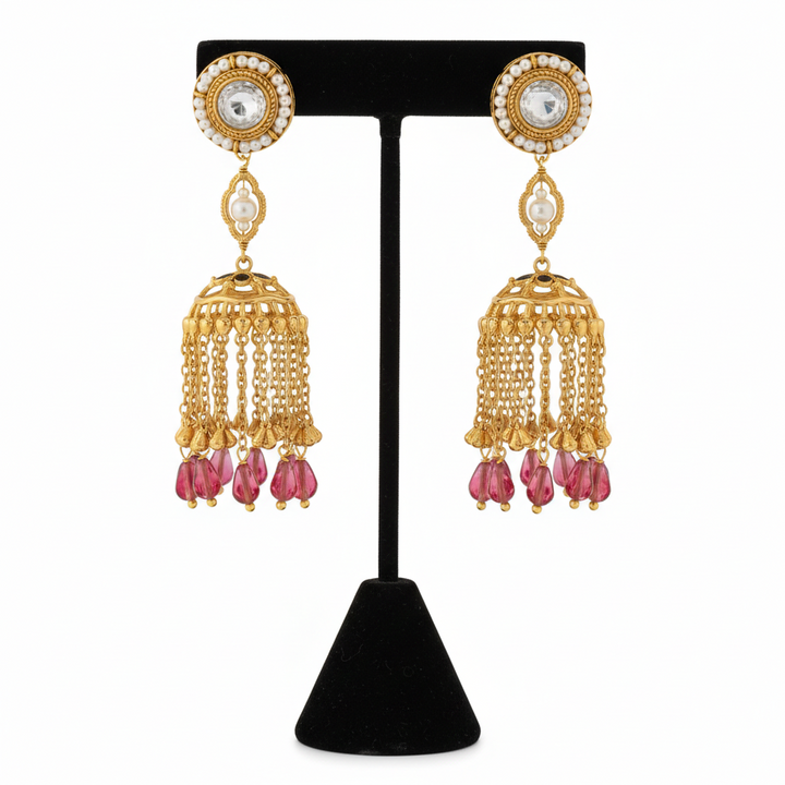 Raktima Noor Tassel Jhumkas