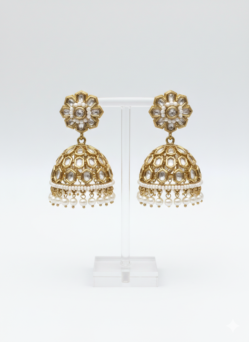 Moti Viraasat Raj Jhumkas