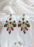 Meher Hexa Statement Earrings