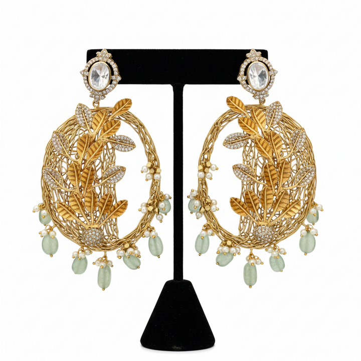 Vanyavalli Heirloom Filigree Earrings