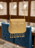 Rajvanshi Swarna Tassel Clutch