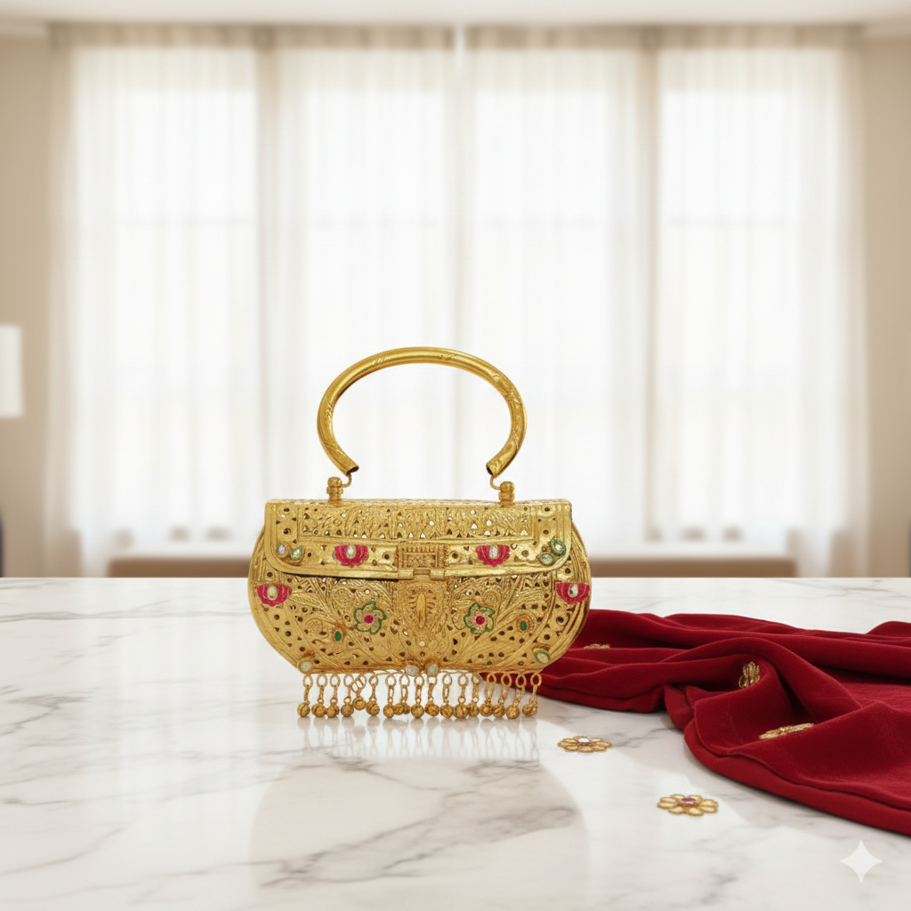 RAJWADA HERITAGE KUNDAN BAG