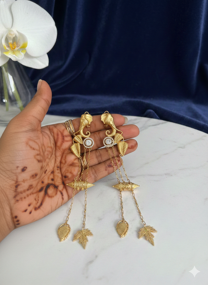 Gajraaj Heritage Dangler Earrings