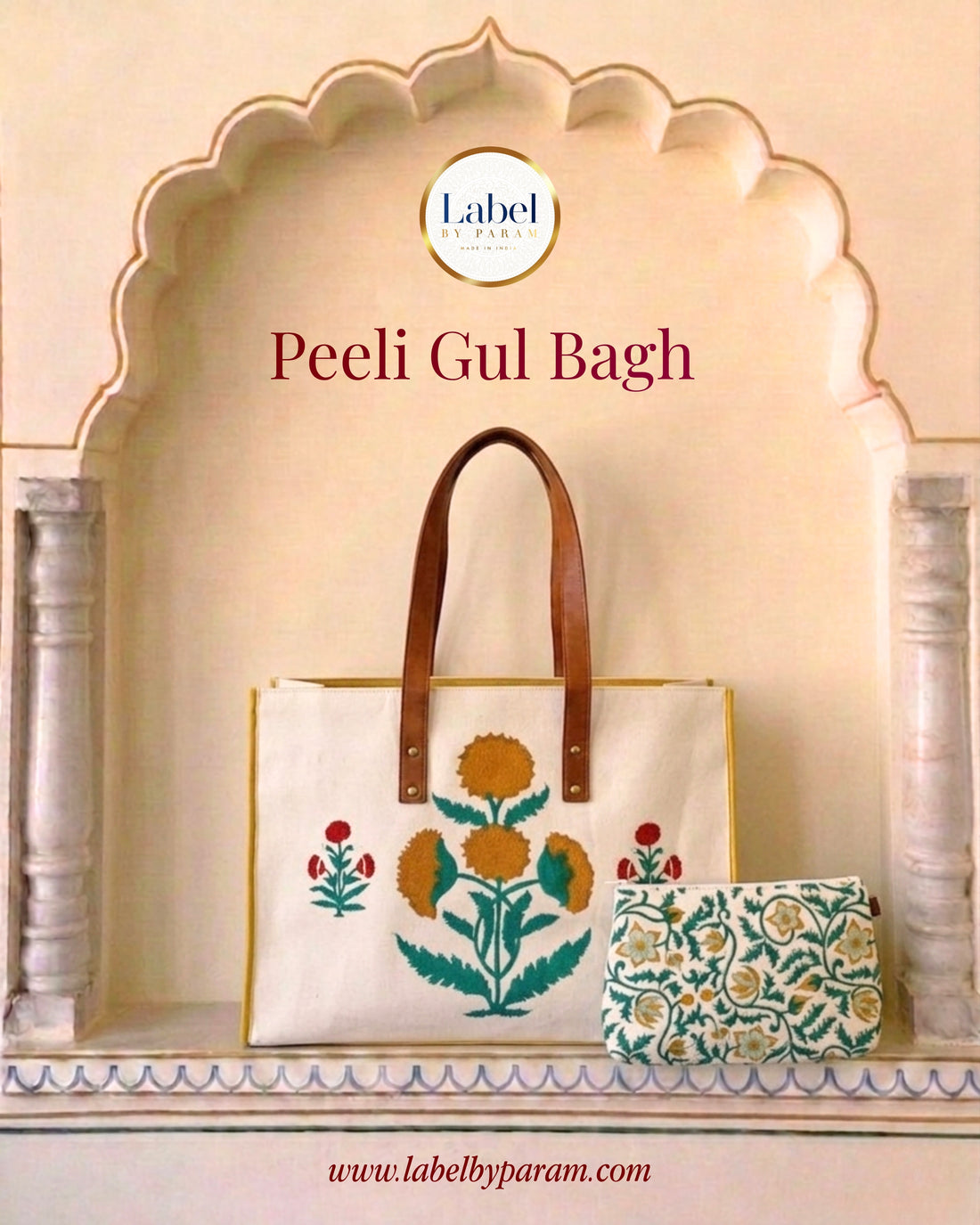 Peeli Gul Bagh Tote