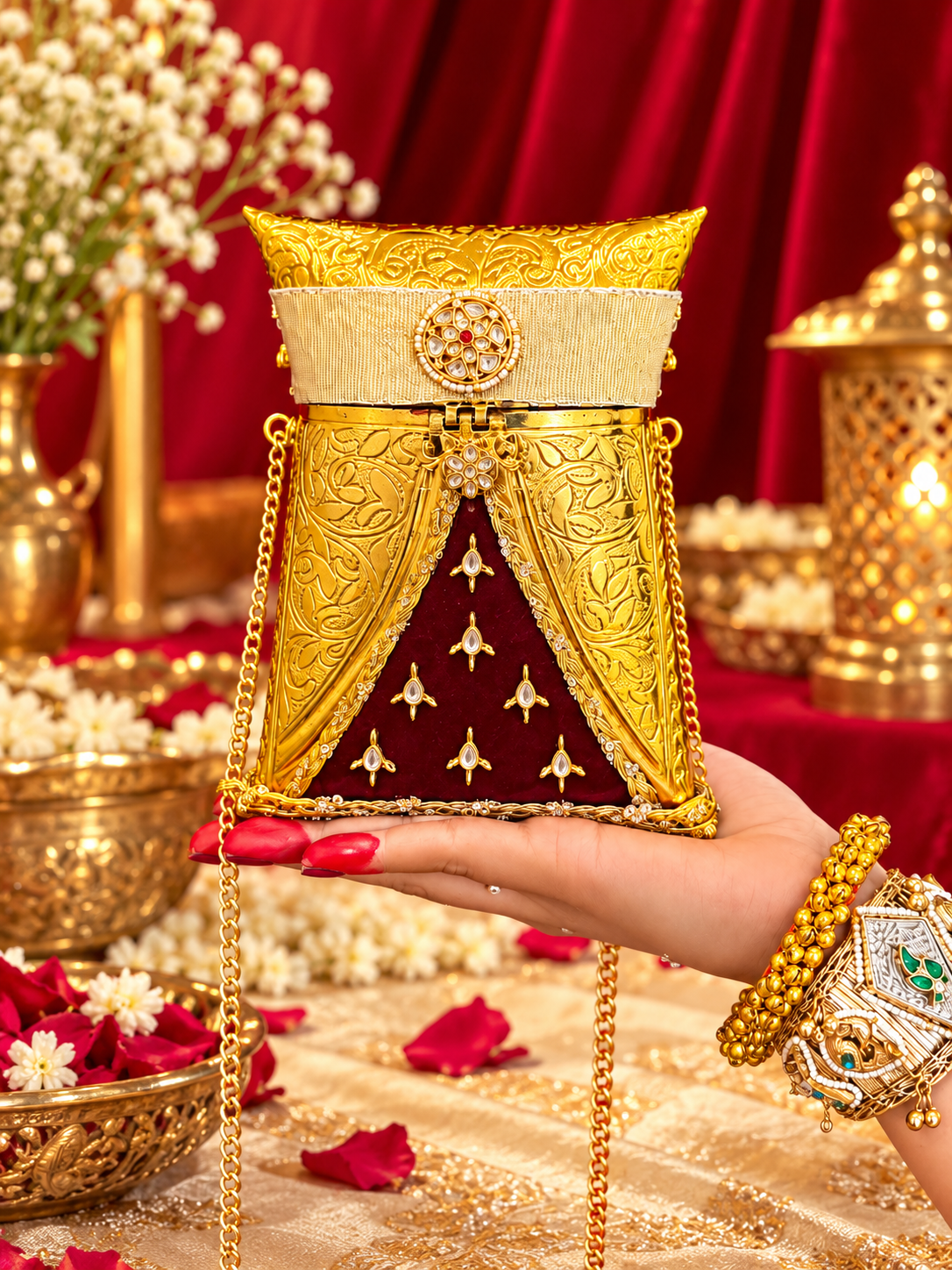 Mandakini – Royal Heritage Bridal Clutch