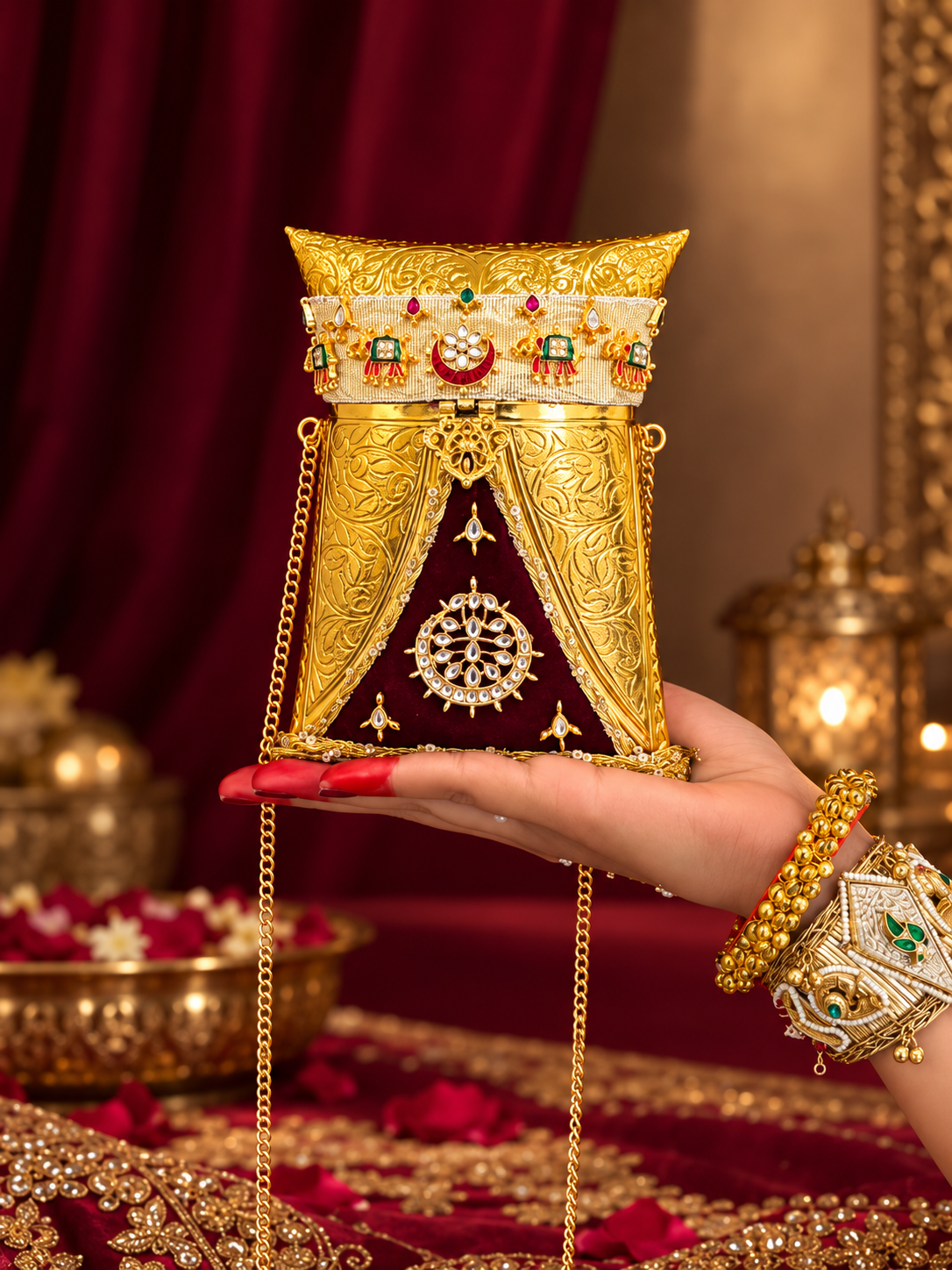Mandakini – Royal Heritage Bridal Clutch