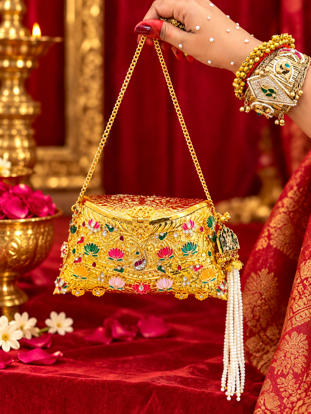 Apsara – Royal Bridal Clutch
